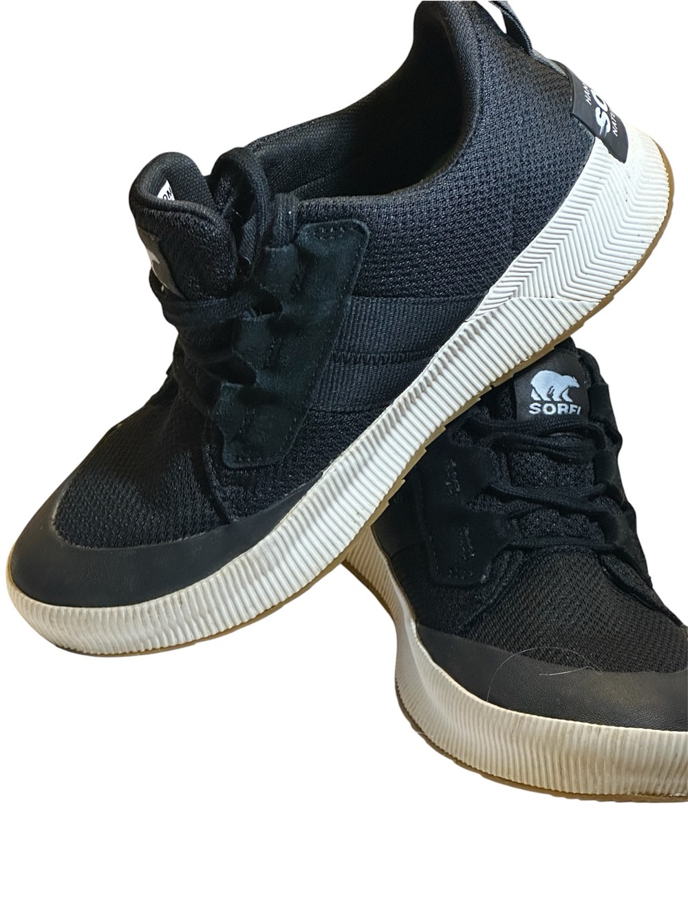 Sorel Women’s Black Comfort Sneakers Size 9 Athletic Casual Walking Shoes